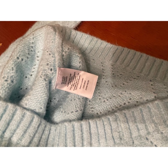 TALBOTS Petite Beautiful Soft Light Blue Sweater Size P (XS) Womens - Picture 2 of 10